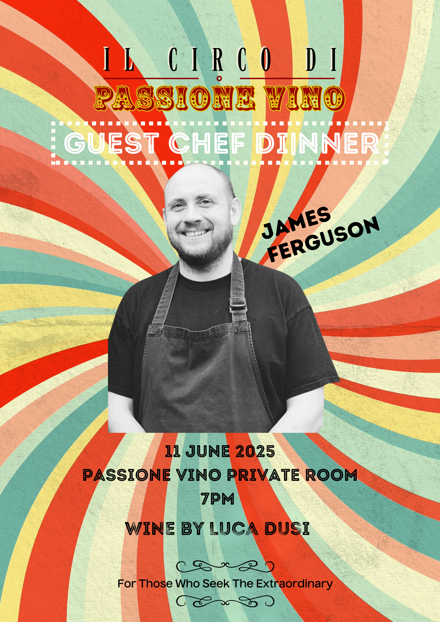 11/06 – Guest Chef Dinner: James Ferguson