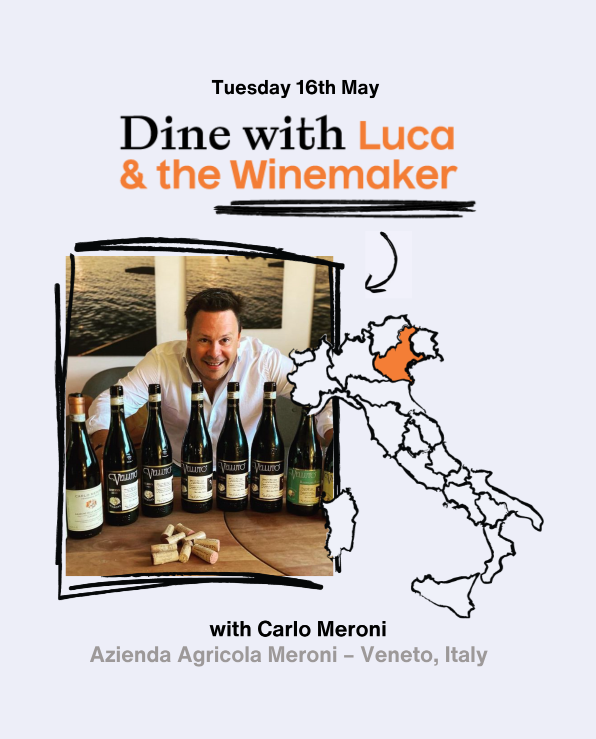 Dine with Luca & Carlo Meroni: Amarone night – Veneto