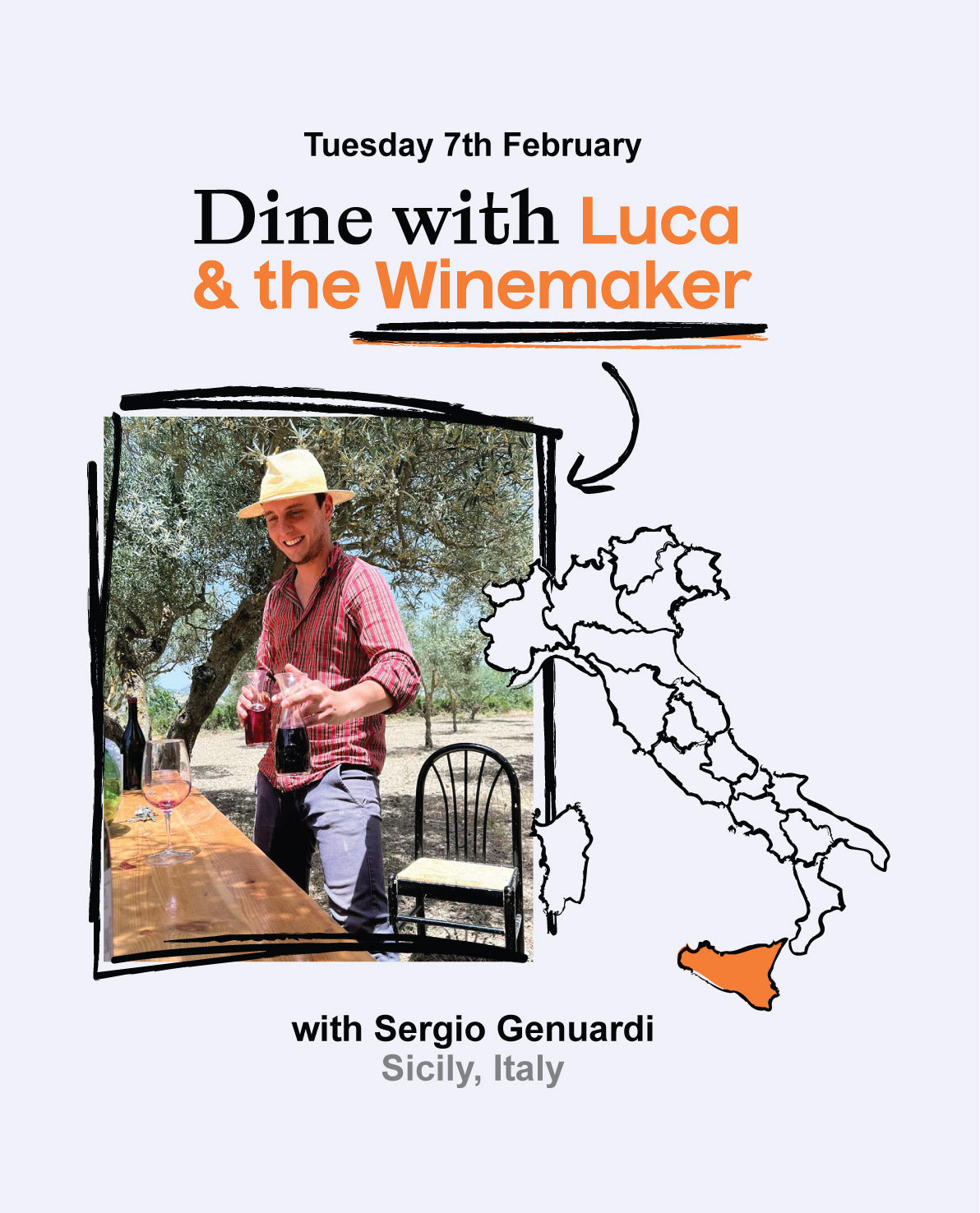 Dine with Luca &  Sergio Genuardi - Sicily