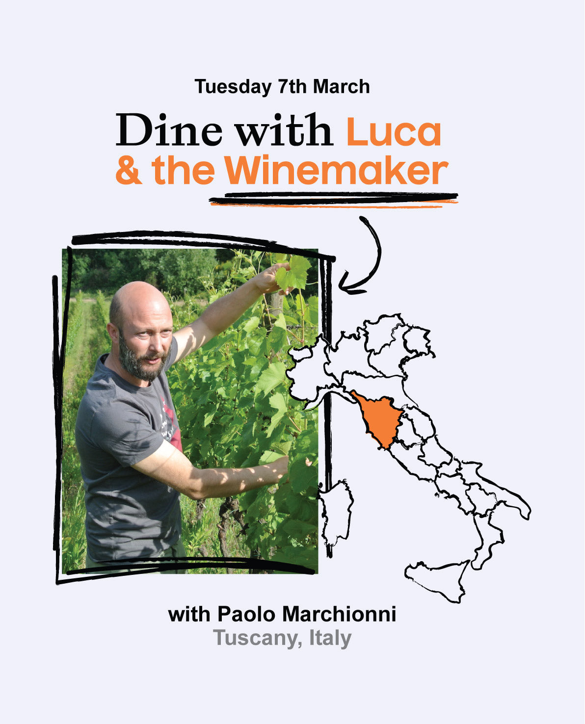 Dine with Luca & Paolo Marchionni - Tuscany